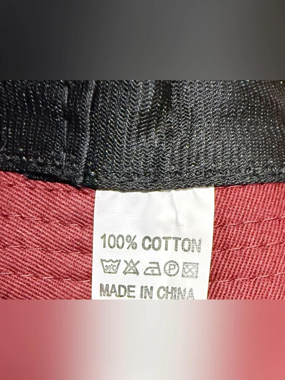 NWOT - Burgundy Cotton Bucket Hat One Size